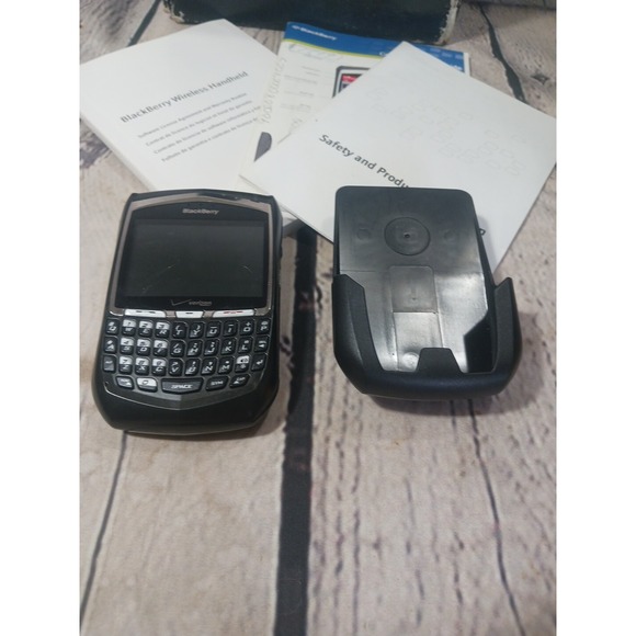 BlackBerry 8703e Smartphone Verizon CDMA No SIM Collector's Crack Screen - Picture 3 of 11